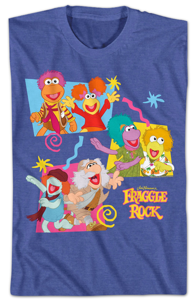 Retro Shapes Fraggle Rock TShirt