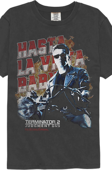 Retro Hasta La Vista Baby Terminator 2 Comfort Colors Brand T-Shirt