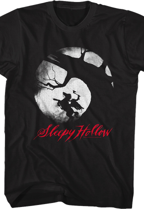 Retro Headless Horseman Silhouette Sleepy Hollow T-Shirt