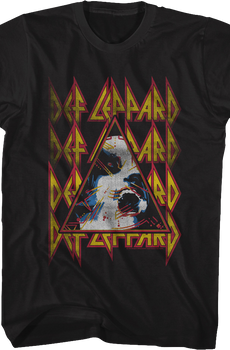 Retro Hysteria Triangle Def Leppard T-Shirt