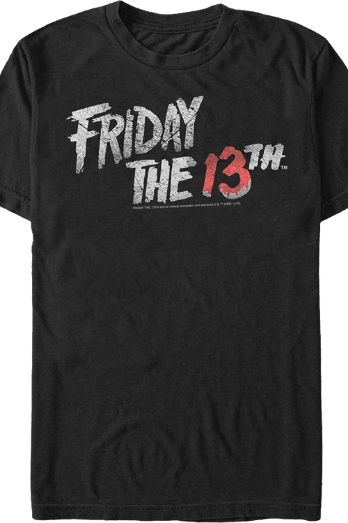 Retro Logo Friday the 13th T-Shirtmain product image