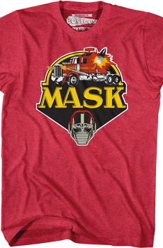 Retro Red Logo MASK Shirt