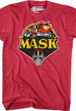 Retro Red Logo MASK Shirt
