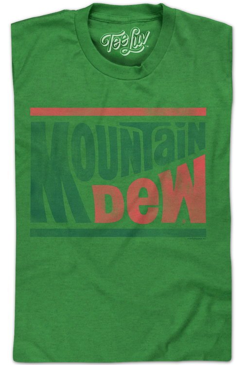 Retro Logo Mountain Dew T-Shirtmain product image