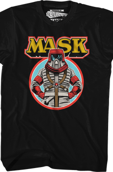 Retro Matt Trakker Circle MASK T-Shirt