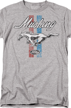 Retro Mustang Stripes Ford T-Shirt
