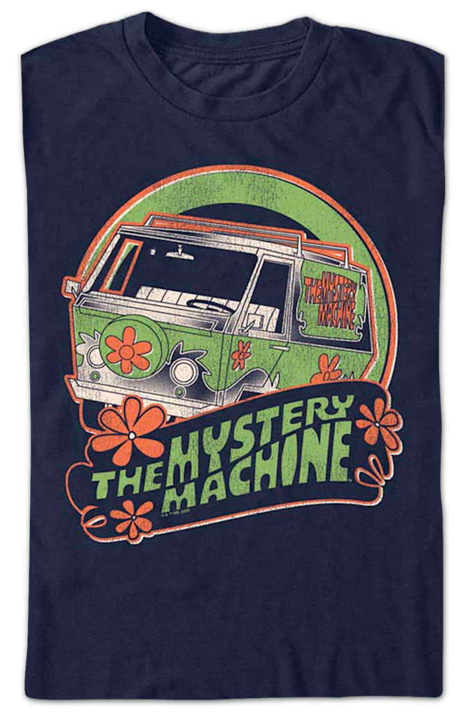 Scooby doo mystery machine t best sale shirt