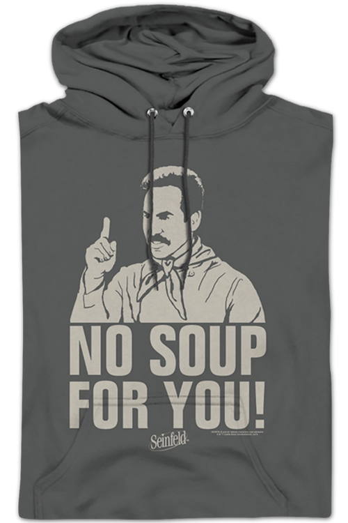 Retro No Soup For You Seinfeld Hoodiemain product image