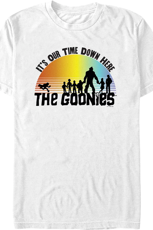 Retro Our Time Silhouettes Goonies T-Shirtmain product image