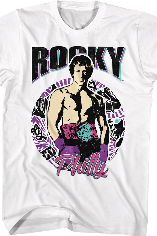Retro Philly Impression Rocky T-Shirtmain product image