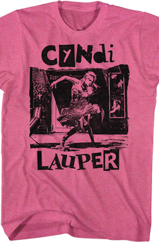 Retro Pink She's So Unusual Cyndi Lauper T-Shirt