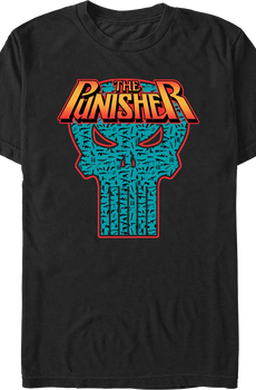 Retro Punisher Skull Marvel Comics T-Shirt