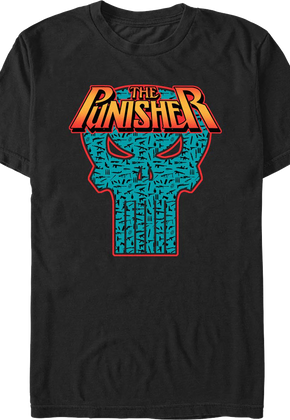 Retro Punisher Skull Marvel Comics T-Shirt