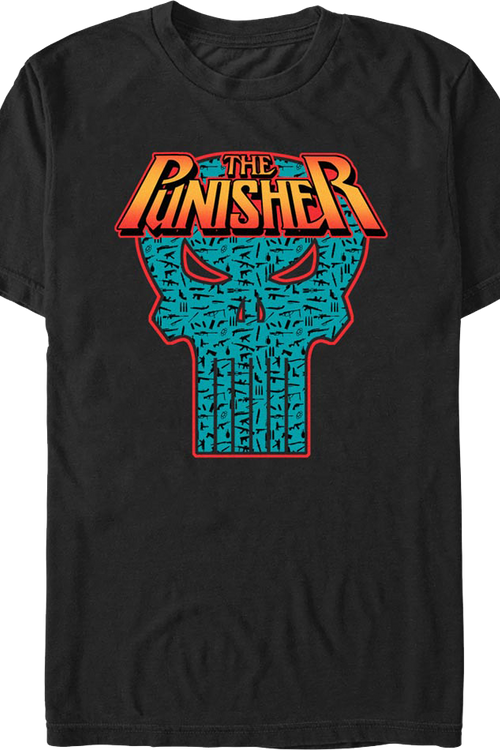 Retro Punisher Skull Marvel Comics T-Shirtmain product image