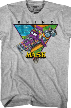 Retro Rhino MASK T-Shirt