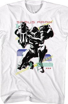 Retro Samus Aran Nintendo T-Shirt