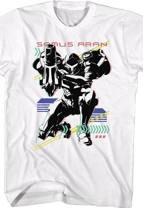 Retro Samus Aran Nintendo T-Shirt