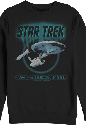 Retro Space The Final Frontier Star Trek Sweatshirt