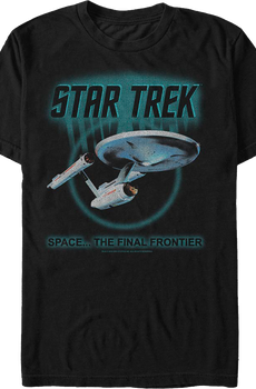 Retro Space The Final Frontier Star Trek T-Shirt