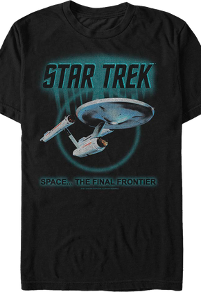 Retro Space The Final Frontier Star Trek T-Shirt