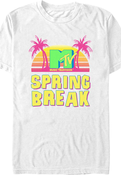 Retro Spring Break MTV Shirt