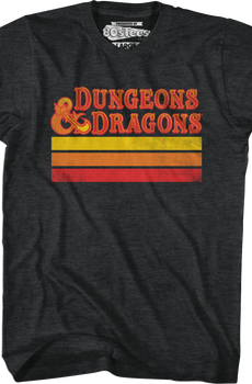 Retro Stripes Dungeons & Dragons T-Shirt