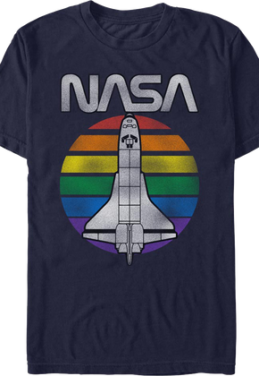 Retro Stripes NASA T-Shirt