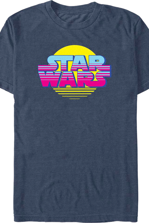 Retro Sunset Logo Star Wars T-Shirtmain product image