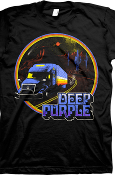 Retro Truck Deep Purple T-Shirt