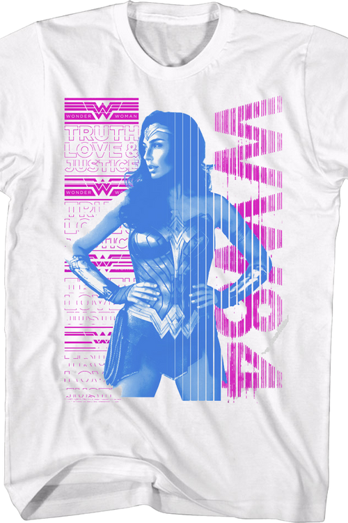 Retro Truth Love & Justice Wonder Woman 1984 T-Shirtmain product image