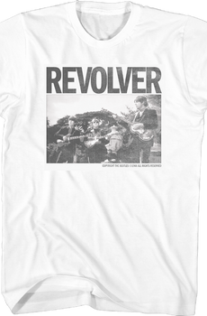 Revolver Black & White Photo Beatles T-Shirt