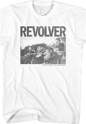 Revolver Black & White Photo Beatles T-Shirt