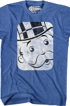 Rich Uncle Pennybags Head Shot Monopoly T-Shirt