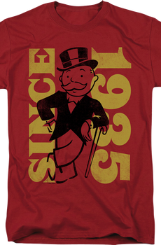 Rich Uncle Pennybags Since 1935 Monopoly T-Shirt