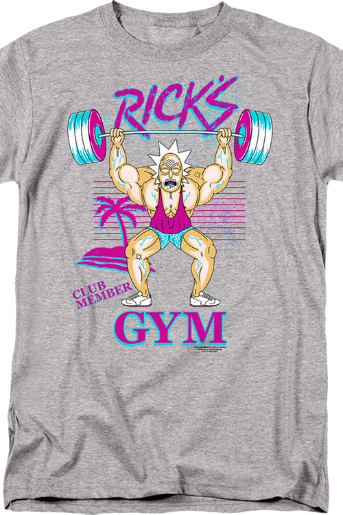 Rick's Gym Rick And Morty T-Shirtmain product image