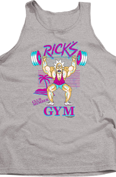 Rick's Gym Rick And Morty Tank Top