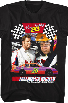 Ricky Bobby Collage Talladega Nights T-Shirt