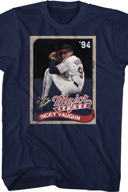 Ricky Vaughn Baseball Card Major League T-Shirtmain product image
