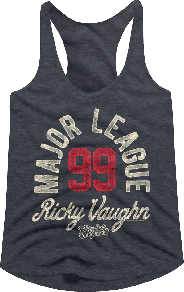 Ladies Ricky Vaughn Major League Racerback Tank Top