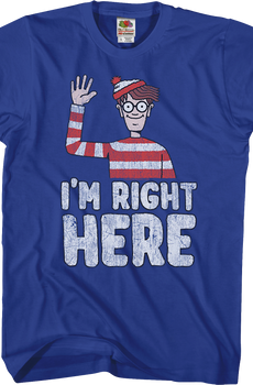 Right Here Where's Waldo T-Shirt