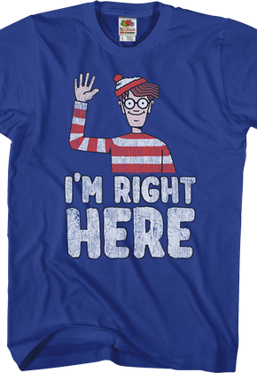 Right Here Where's Waldo T-Shirt