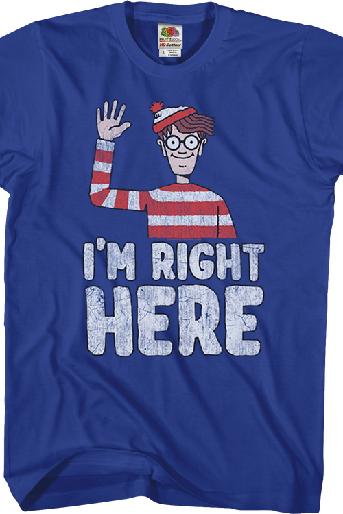 Right Here Where's Waldo T-Shirtmain product image
