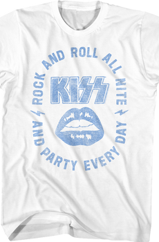 Rock And Roll All Nite And Party Every Day KISS T-Shirt