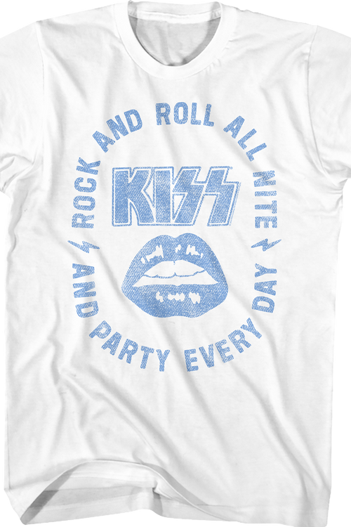 Rock And Roll All Nite And Party Every Day KISS T-Shirtmain product image