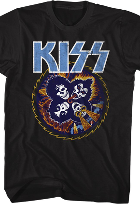 Rock and Roll Over Skulls KISS T-Shirt