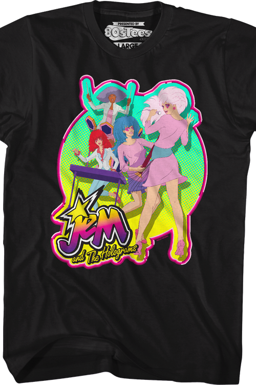 Rock Band Jem And The Holograms T-Shirtmain product image