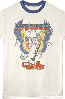 Rock Music Weezer Ringer Shirt
