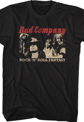 Rock 'N' Roll Fantasy The Very Best Of Bad Company T-Shirt