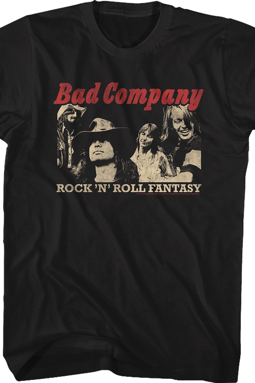 Rock 'N' Roll Fantasy The Very Best Of Bad Company T-Shirtmain product image