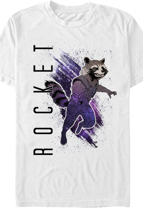 Rocket Raccoon Painting Avengers Endgame T-Shirt